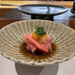 鮨 白兎 - 中トロポン酢で