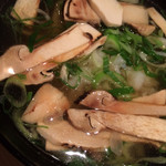 くろぎ - 松茸・鱧煮のにゅう麺