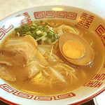 Nagasawa Gaden Resutoran - 豚骨ラーメン（硬麺）500円^_^
