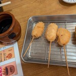 たぬき - 串カツ盛り