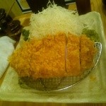 とんかつ いわい - 本日の黒豚の厚切りロースは、単品でお願いしました！