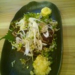 とんかつ いわい - 鰹のたたき(650円)