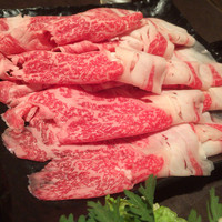 銀座しゃぶ通 - 黒毛和牛200gx2