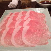 銀座しゃぶ通 - 国産豚ロース80gx2