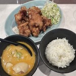 濃厚辛味噌ラーメン からみそや - 唐揚げ定食1300円