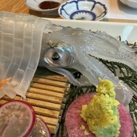 対馬のどぐろとイカ活き造り 博多 魚蔵 都ホテル店 - 