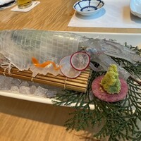 対馬のどぐろとイカ活き造り 博多 魚蔵 都ホテル店 - 