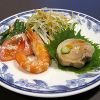 中国料理 桃園 - 前菜三種盛り合わせ
