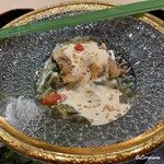 301765519 - 鯉の天ぷらと蓬豆富