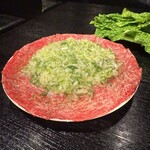 中目黒 大衆焼肉 暴飲暴食 - カルビロース(ねぎ塩)