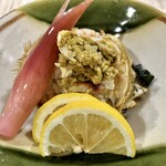 旬菜和味 - 栗ガニ酢の物