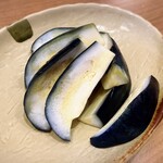 夢庵 港北新羽駅前店 - 泉州水茄子の浅漬け699円（税別）旨し！