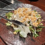 焔立つ肉寿司と牛タンタワー 肉処 双葉 三宮 - 