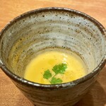 とんかつ乃ぐち - トマトと新玉葱のスープ