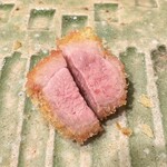 とんかつ乃ぐち - 近江鴨の鴨肉