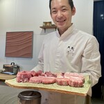 とんかつ乃ぐち - 店主の野口氏