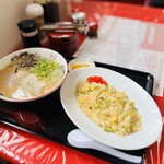 とんこつらーめん 米久 - 料理写真:ラーメン　７６０円
