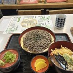 ぶんぷく亭 - ざるそば+ミニ天丼