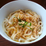 山の家 - 釜玉うどん（小）　250円