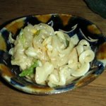 泡ぐら - お通し（ミミガｰ）