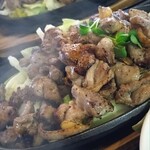 ドライブイン かかし - 炭火焼き定食 大盛