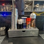 煮干しラーメン キングニボラ - テーブルセット