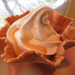 一望 - 料理写真:高麗人参ソフトクリーム