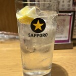 八丈島郷土料理 源八船頭 - 波ノ上人ジンレモンソーダ660円