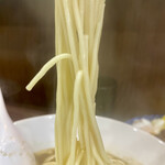 ヌードル＆スパイスカレー 今日の1番 - パツンパツンの低加水，最高の麺リフト♪