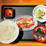 大衆酒場 藤沢ホルモン - 牛カルビ定食