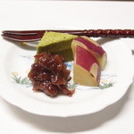 季節料理　なかしま - さつま芋と抹茶ムース