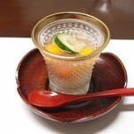 季節料理　なかしま - 鱧とトマトジュース