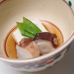 季節料理　なかしま - 地だこと豆乳寄せ