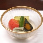 季節料理　なかしま - 夏野菜の冷し煮
