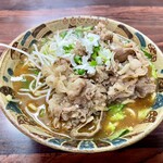 キミ食堂 - うす切り牛肉味噌そば