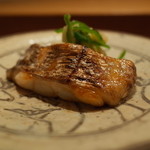 虎白 - 焼物 太刀魚 万願寺唐辛子 白芋茎 2014.8.2x