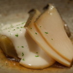 虎白 - 冷し物 鮑 賀茂茄子 白胡麻餡 2014.8.2x