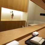 虎白 - 美しいカウンター席 2014.8.2x