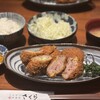 とんかつ 神楽坂 さくら - 巻きかつアスパラ　ヒレかつ定食