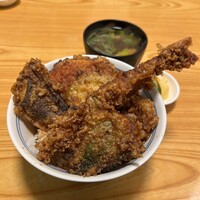 北新地 天富 - 海老天丼