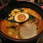 光麺 - 坦々麺　全部のせ