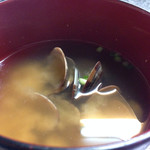 ハゲ天  - アサリの味噌汁