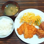 博多手羽先横丁 - チキンカツ＆唐揚げ定食