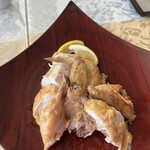 若洲ゴルフリンクスレストラン - 丸鶏の半身揚げ