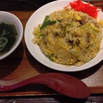 やまか飯店 - ハーフチャーハン