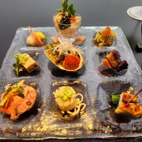 THE DINING シノワ唐紅花＆鉄板フレンチ蒔絵 - 