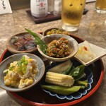 酒場 テンノスケ - おばんざい　おすすめ5種盛り合わせ