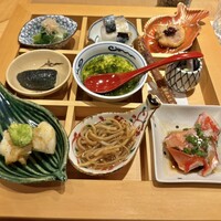 炭火割烹 庵 - 9品小鉢
