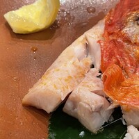 味工房まんま 別館 - 極上金目鯛の身　天然の底力　ぷりぷりの身