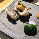 鮨shizuku 西天満 - 穴子の一夜干し(絶品)